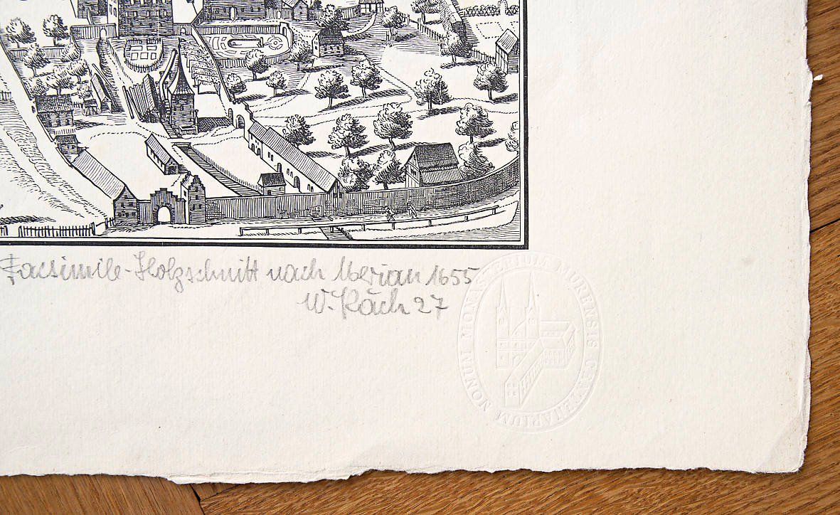 Cartine & Atlanti: Kloster Muri, Druck nach Merian – Difettoso da Bern venduto da Maccalvin 2