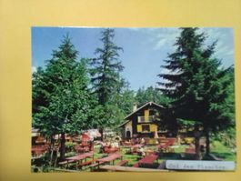 Martigny Wallis Col des Planches Restaurant Garten