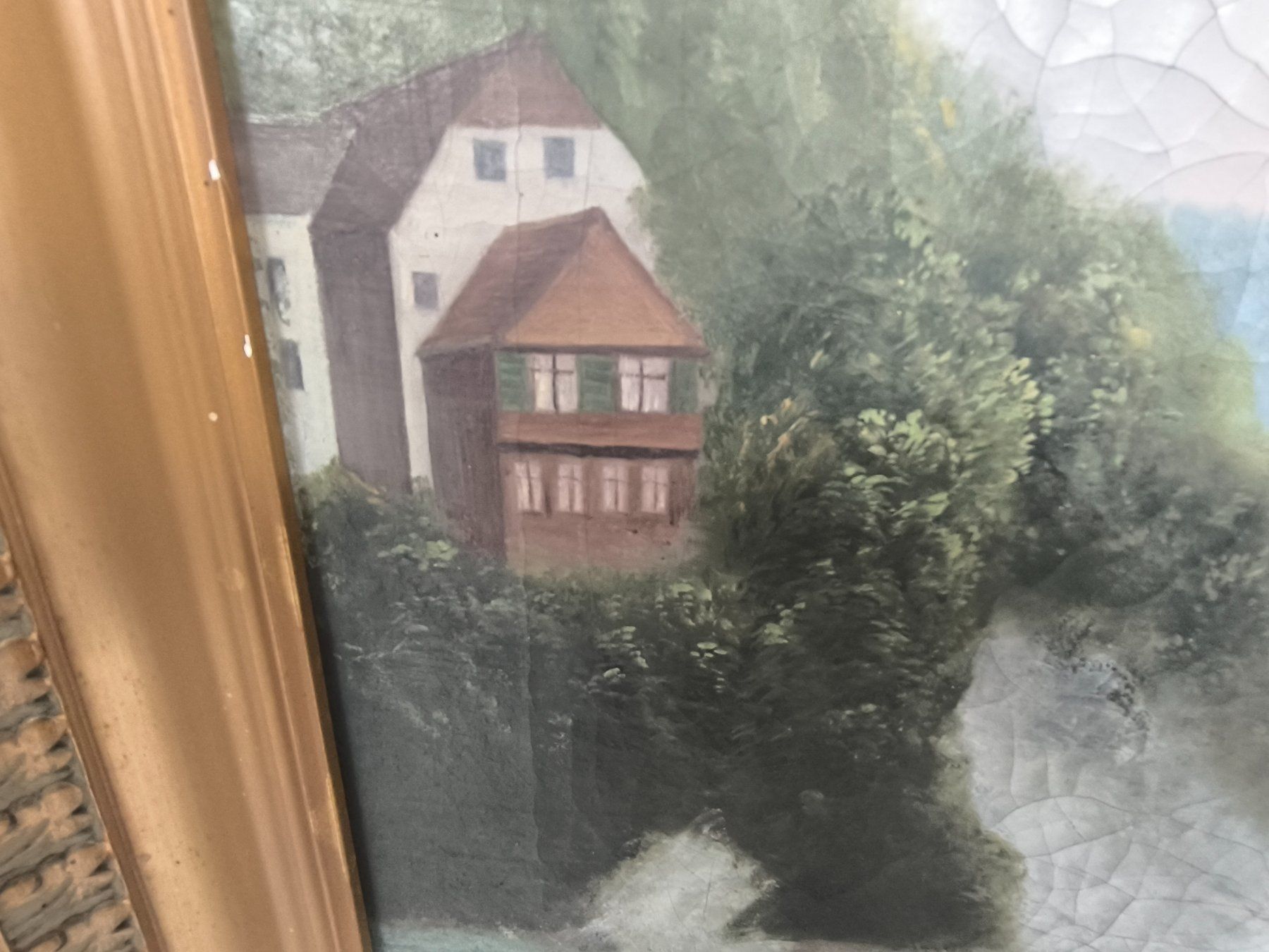 Dipinti: F.GRAF - Ölgemälde , Rheinfall Schaffhausen – Usato da Rüti ZH venduto da Restwert_Rueti_ZH 1