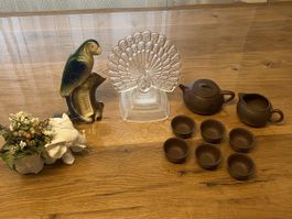 Pfau/ Elefant/ Papagei/ Asiatisch Teekanne