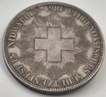 5 Francs Argent  Tir Fédéral Nidwald 1861 Arnold Winkelried