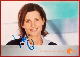 Katrin Müller-Hohenstein ZDF Autogramm signiert Foto 10x15cm