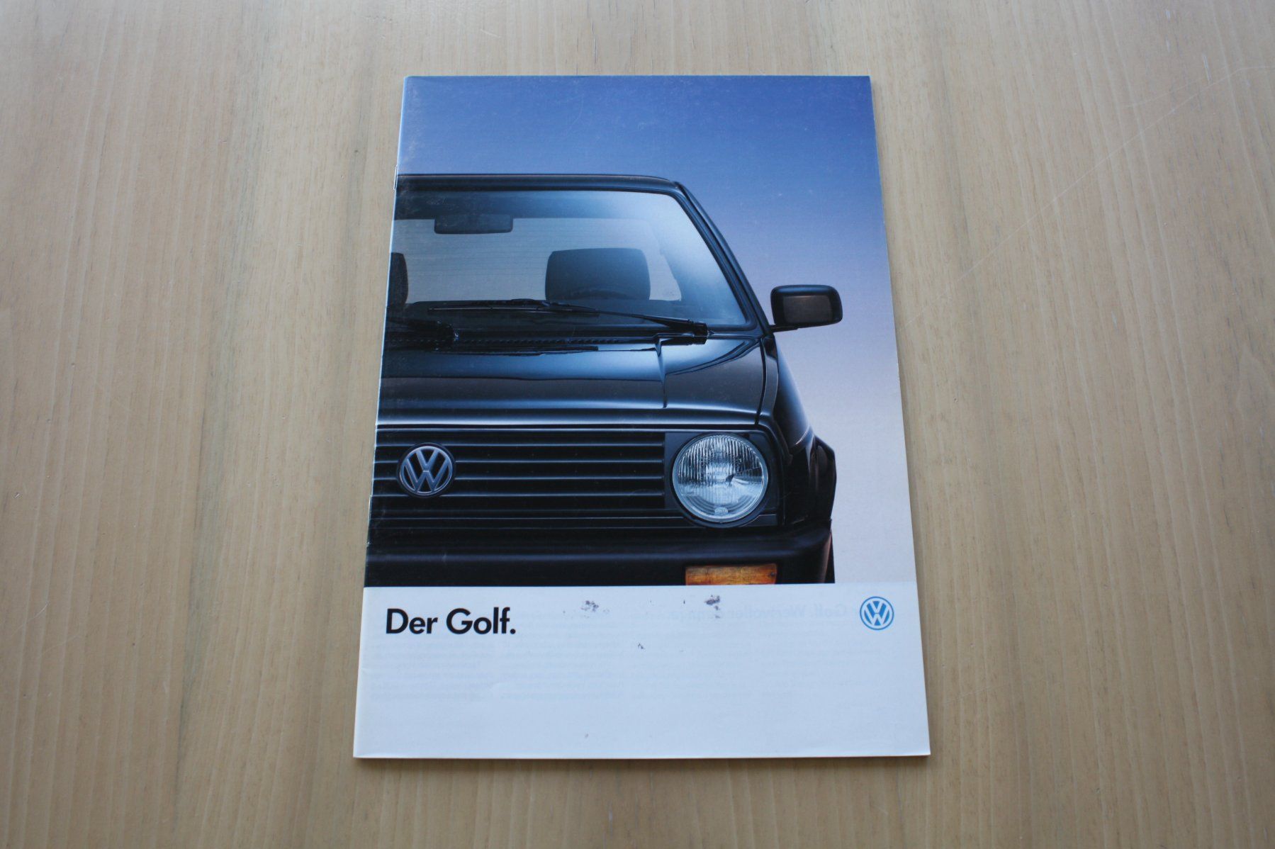 VW Documenti: VW Golf II Prospekt 8/1989 – Usato da Wikon venduto da erwin400