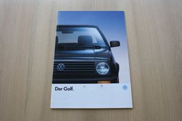 VW Golf II Prospekt 8/1989