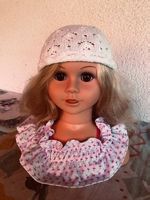Wunderschöne Frisierpuppe, Blaue Augen, blondes Haar, 26 cm