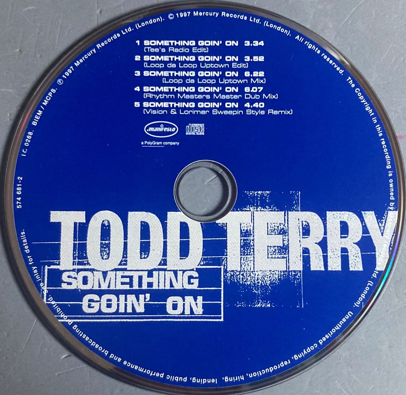CDs: TODD TERRY - SOMETHING GOIN' ON – Gebraucht aus Poliez-Pittet von Newtown-Records 1