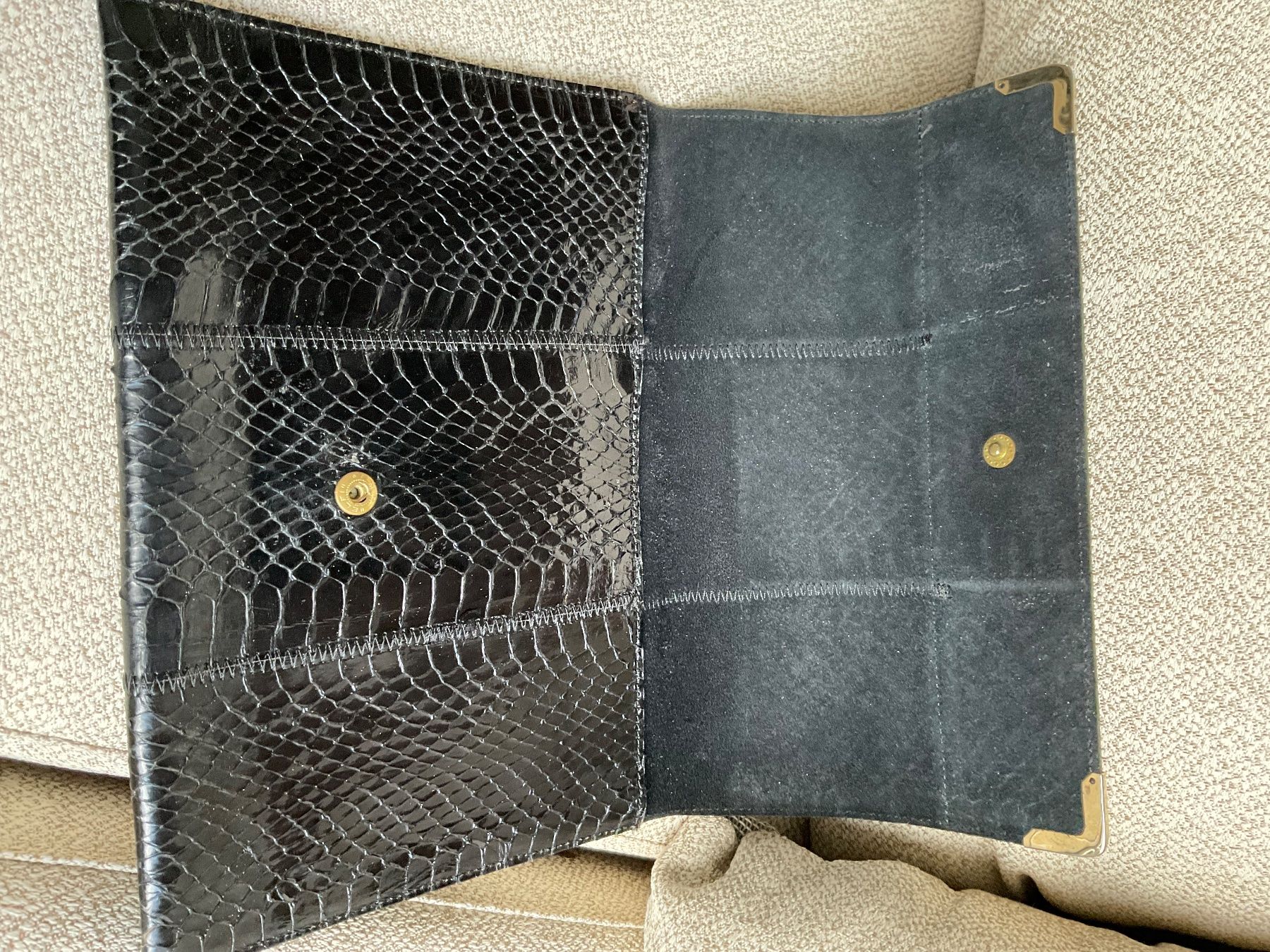 Taschen für Damen: Leder Clutch schwarz – Gebraucht aus Urdorf von alda02 4