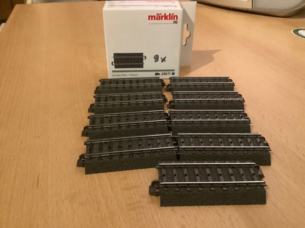 Märklin C-Gleis Gerade 70,8mm - Gleis Für Modelleisenbahn H0