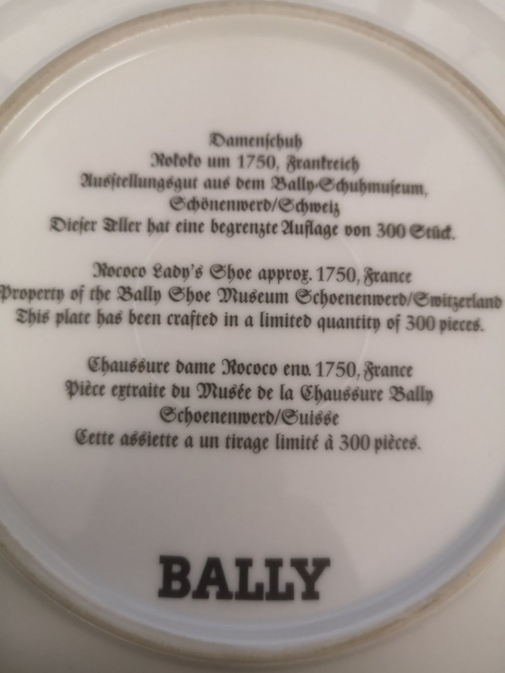 Piatti: Bally  Sammel Teller – Nuovo (secondo la descrizione) da Lostorf venduto da rubileo 2