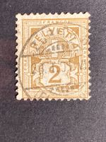 Schweiz 1901 Ziffern 2 Vollstempel ZÜRICH 28.I.01