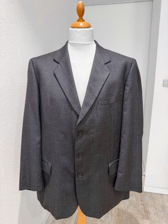 REDA Biella Italia Sakko Gr. 54 Grau Schurwolle Made in IT