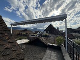 Freistehende Markise OKurbelbetrieb Ombramobil, beige