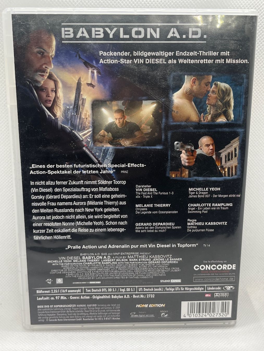 Tutti i DVDs: DVD Babylon A.D. – Ungeschnittene Fassung Deutsch – Usato da Hinterkappelen venduto da Kim1992 1