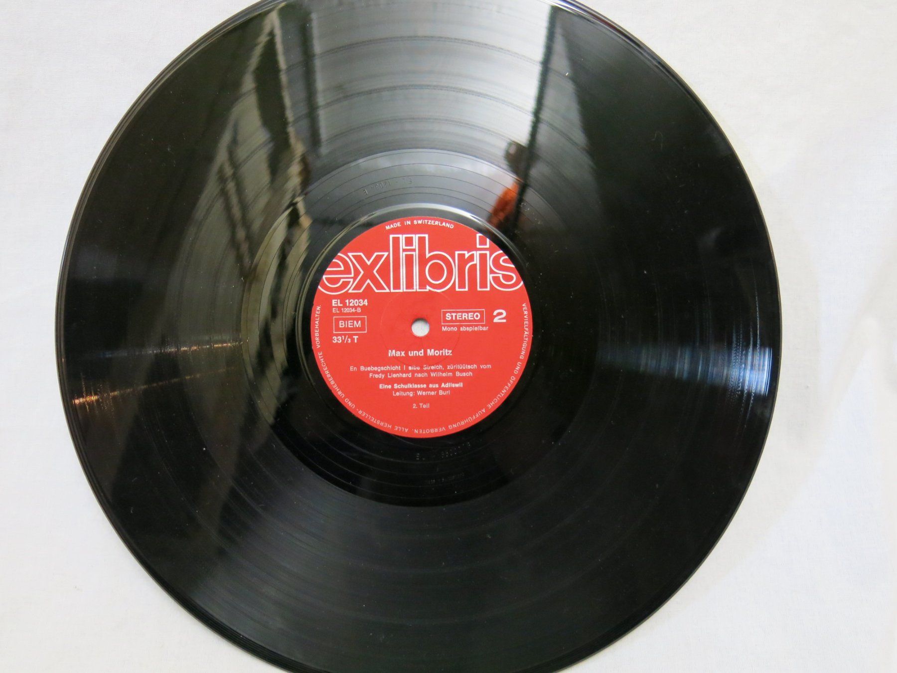 Dischi in vinile: Max und Moritz LP Schallplatte Märchen exlibris 1971 Grosi – Usato da Buchs ZH venduto da Ste1727 3