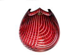 Bleikristall-Vase Linum rot 28 cm