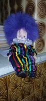 Niedliche Vintage Clown Puppe, Top Zustand!