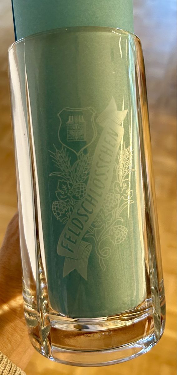 Feldschlösschen Gläser: Bierkrug mit Zinndeckel Feldschlösschen – Gebraucht aus Lengnau AG von Mefari 1