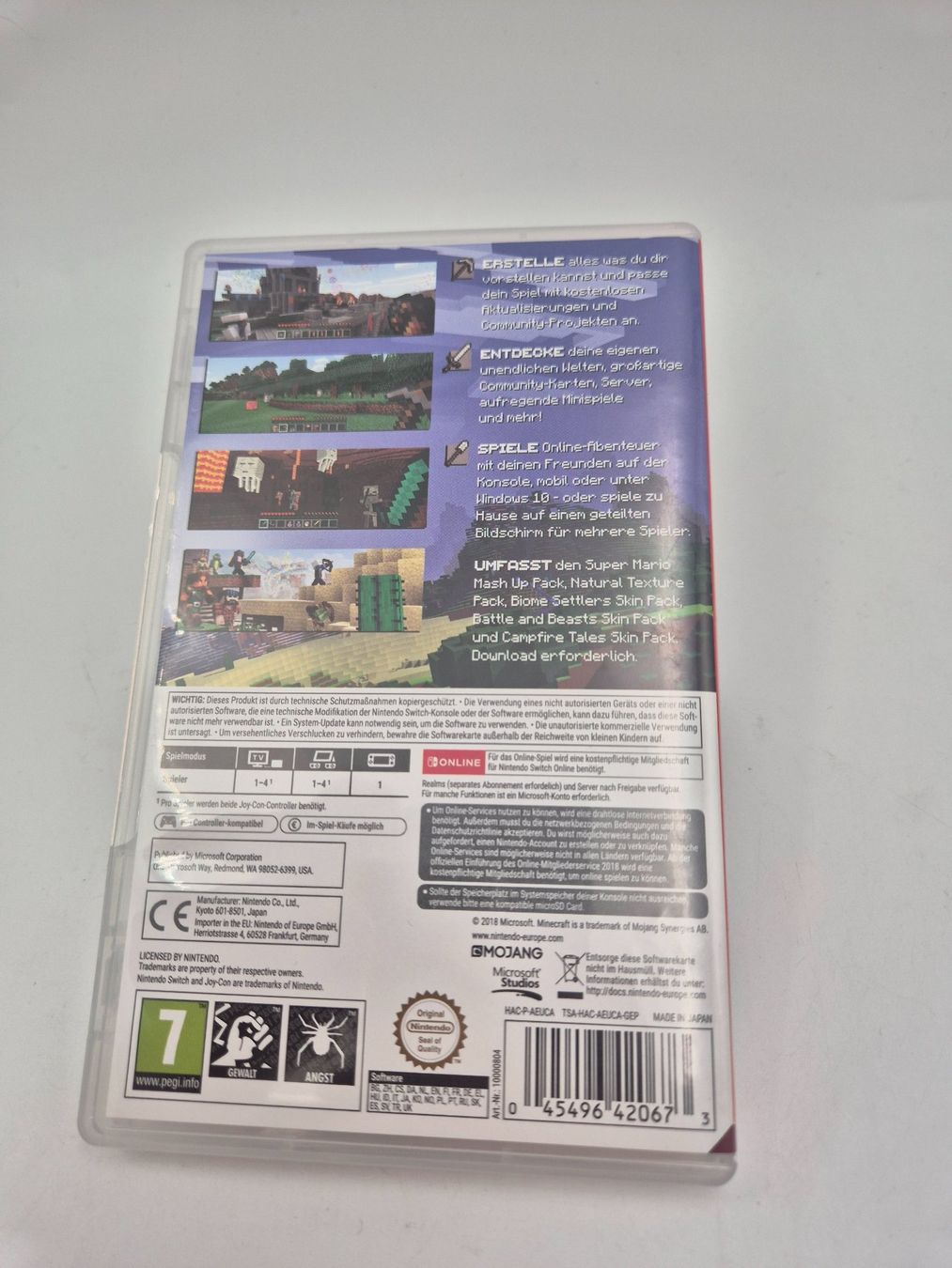 Spiele: Minecraft Nintendo Switch Spiel – Gebraucht aus Ettiswil von beekeper13 1