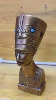 Massive Pharao Büste Messing , vintage (L10)