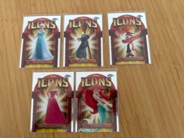 Topps Disney Chrome 2025 5 versch. boosterfrische Karten