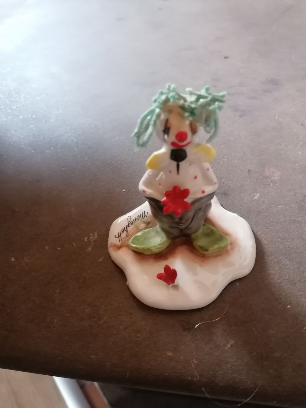 Figurines: Capodimonte Clown mit Spaghetti Haaren – D'occasion à Brittnau par Elefant7