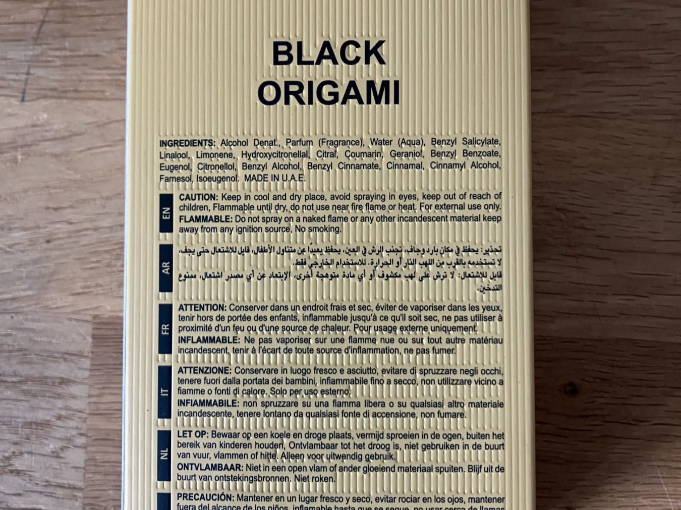 Maison Alhambra Parfum & Eau de Toilette: Maison Alhambra Black Origami 100ml – Gebraucht aus Altenrhein von Tribun75 2