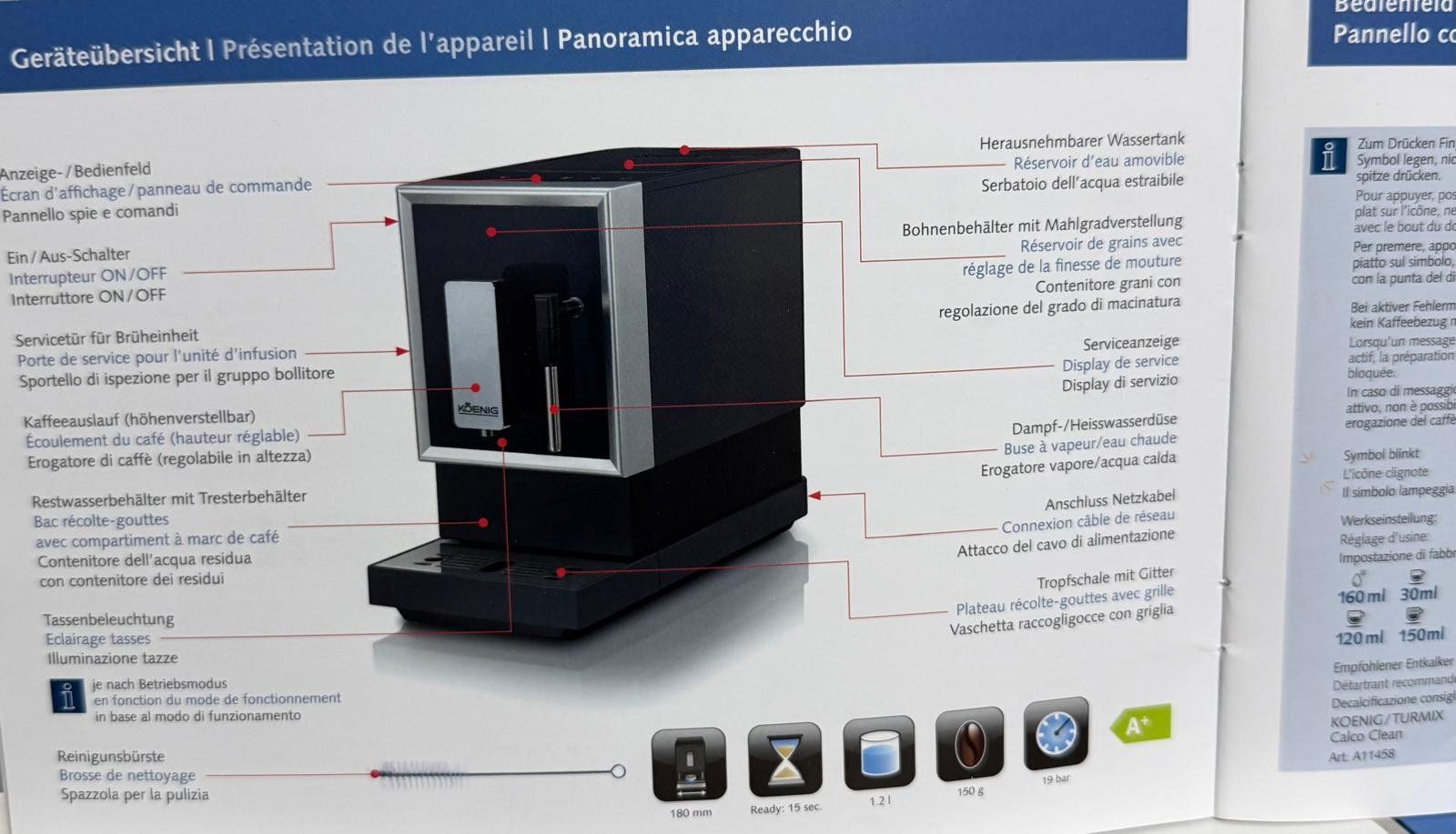 König Macchine per caffè & Macchine per espresso: König finessa BLACK CUBE – Usato da Freienbach venduto da pae_8ff7 6
