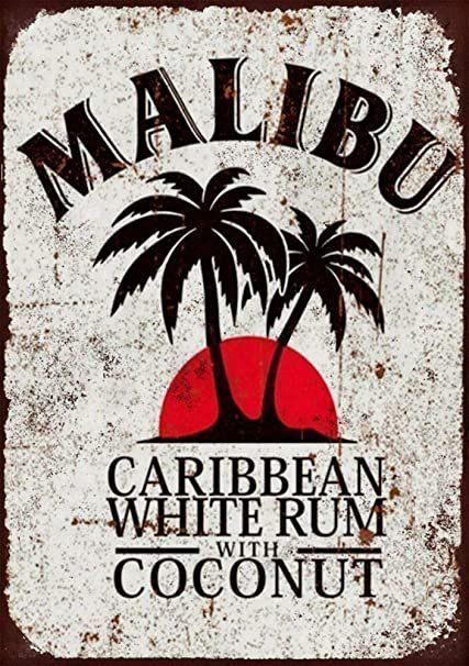 Ecriteaux: Plaque vintage Malibu – Neuf avec emballage d'origine à Uvrier par AlpineTreasures
