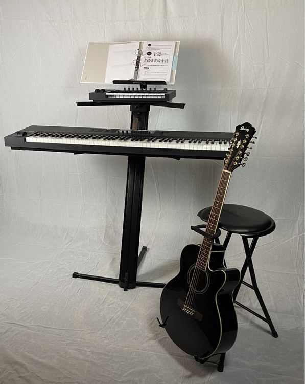 Millenium KS 3000 B Keyboard Ständer inkl. MS 2002 Notenhalt (Gebraucht ...