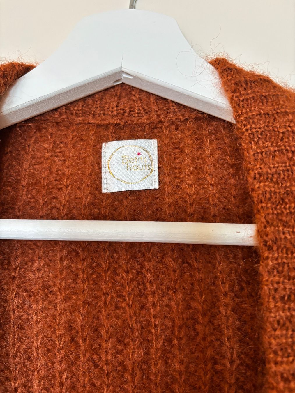 Gilet & Giacche senza maniche: Cardigan Des Petits Hauts rouille, taille 1 – Usato da Lausanne venduto da bohem_chic