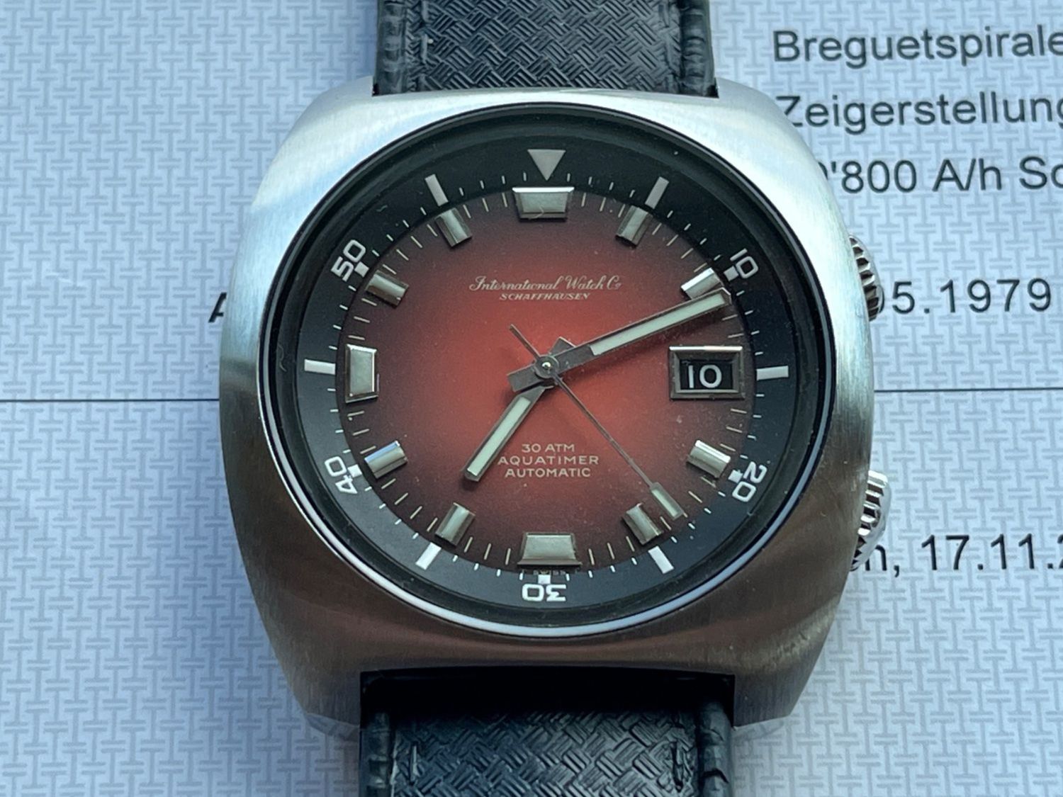 IWC Montres: IWC DIVER AQUATIMER AUTOMATIC 1822 – Neuf (Voir description) à Beinwil am See par watchfever 1