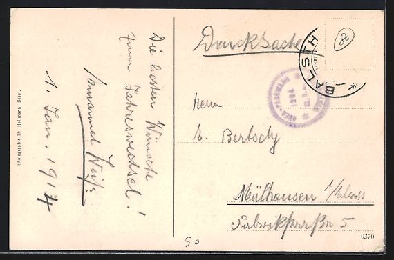 Cartoline postali: AK Mümliswil, Gasthaus Ober-Passwang – Usato da Berlin venduto da bartko-reher 1