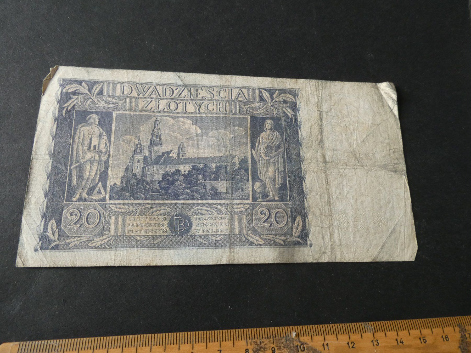 Banconote: Polen 1936, 20 Zlotych – Usato da Hinterforst venduto da Rohusri 1