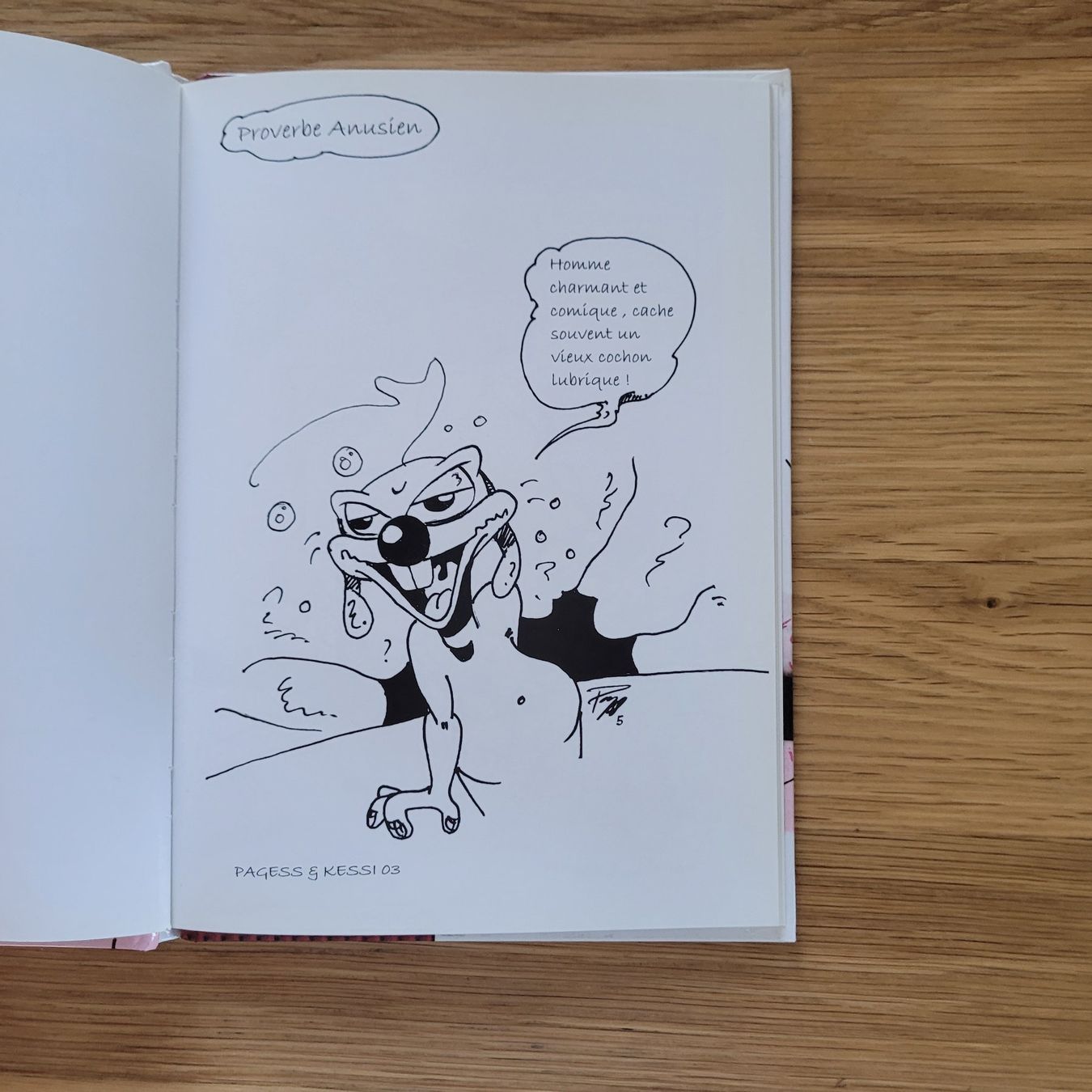 Fumetti: BD Dédicace Symptome HS-II Proverbes Anusiens – Usato da Biel/Bienne venduto da Destockweb 2