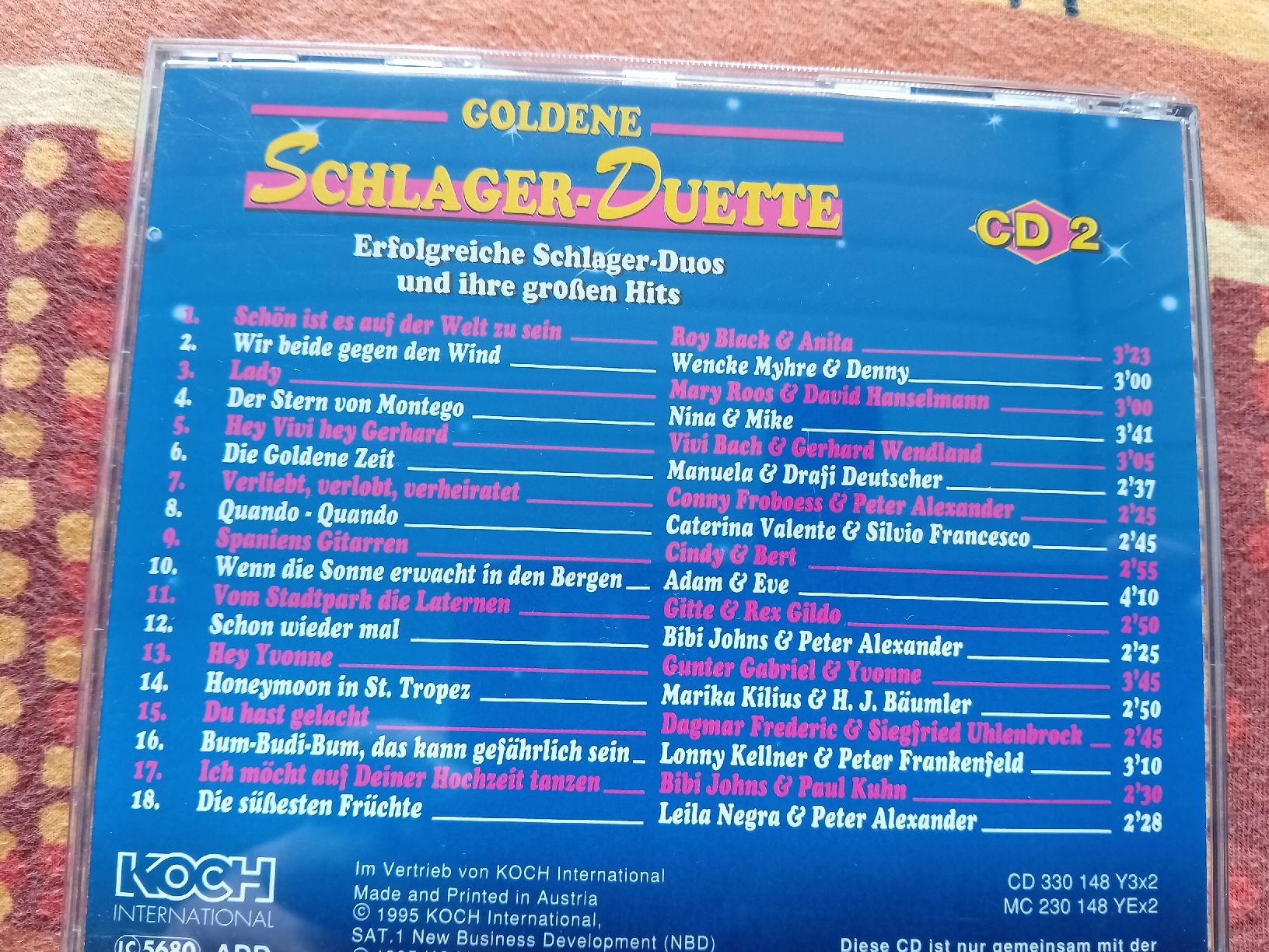 CD: Doppel-CD-Box Schlager-Duette – Usato da Witterswil venduto da hele04 2