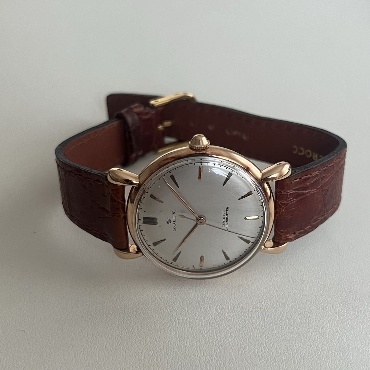 Rolex Orologi: Rolex Precision Certified Chronometer 18K – Usato da Winterthur venduto da LaBodega 6