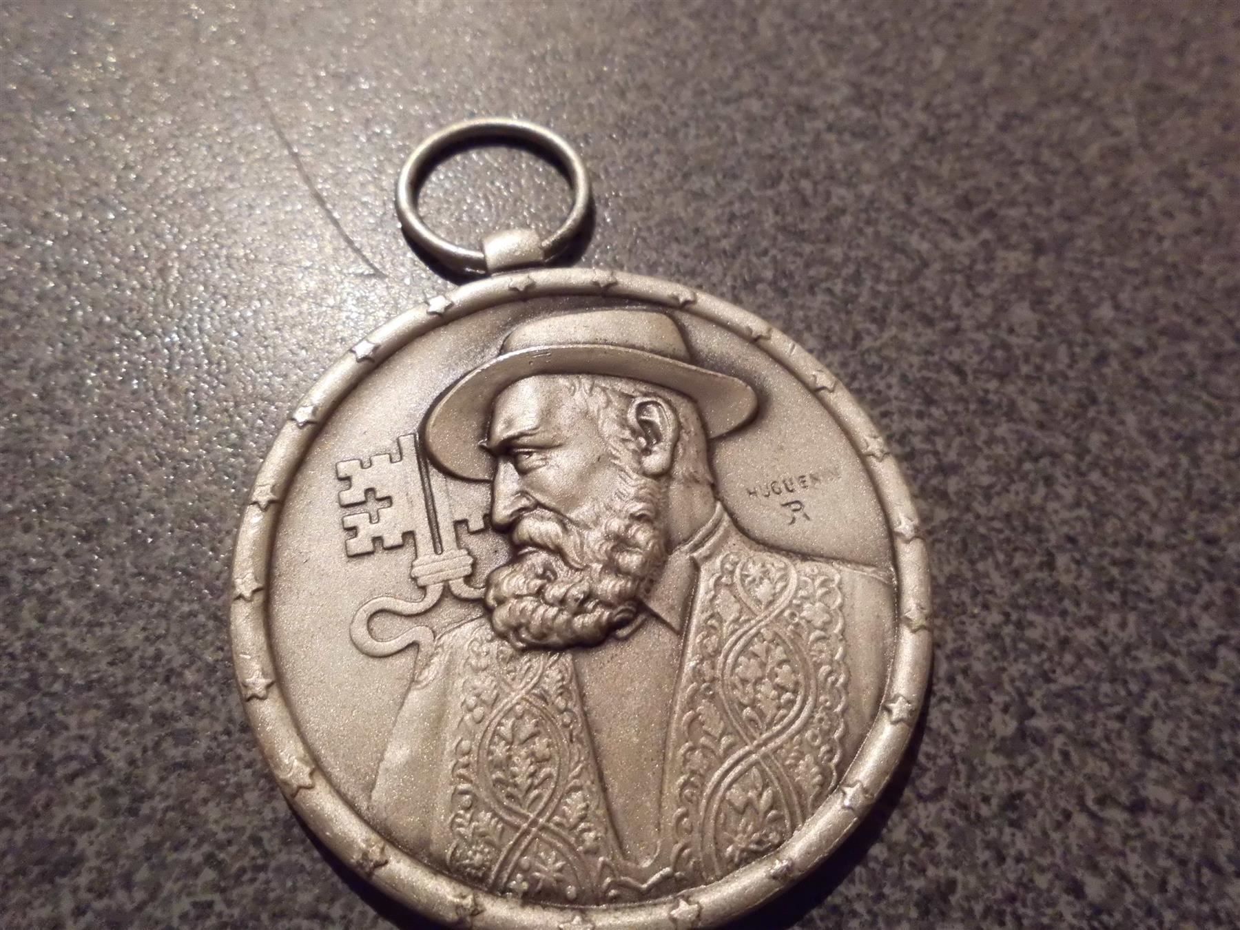 Medaillen: Medaille Alter Mann mit Hut/Bart – Gebraucht aus Zürich von abraxas1291