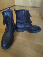 Schnürstiefel Leder schwarz Grösse 38 guter Zustand