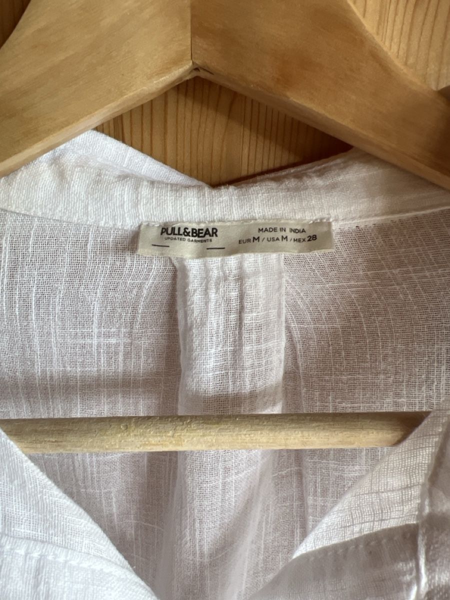 Pull&Bear Camicette: Pull&Bear Hemd, weiss, Gr. M  – Usato da Wallisellen venduto da sarinavs 1