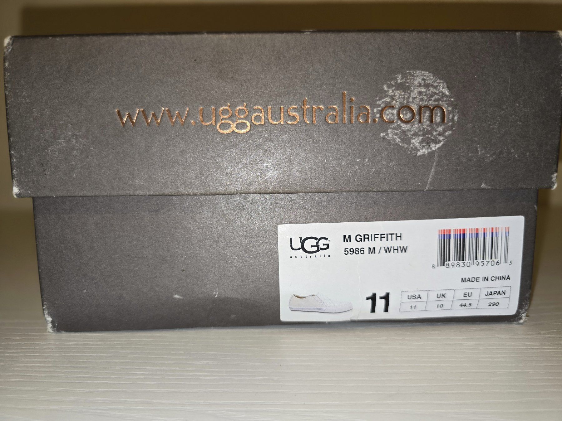 Ugg Scarpe da uomo: UGG M Griffith EU 44.5 - NP 219 Fr – Nuovo e nell'imballaggio originale da Chiasso venduto da Arina888 8