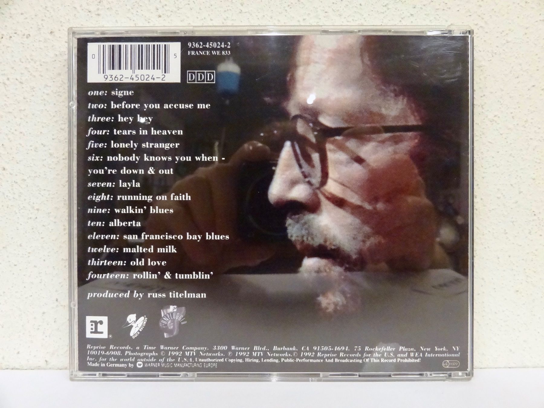 CDs: CD ERIC CLAPTON / UNPLUGGED – Gebraucht aus Kerzers von wisaundso 1