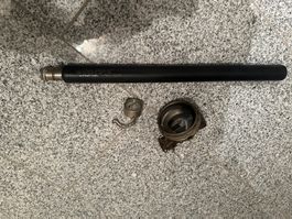 Fahrradbeleuchtung mit Acetelenflasche - Rarität!
