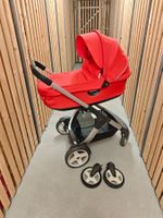 Poussette Stokke Xplory crusi gris/rouge