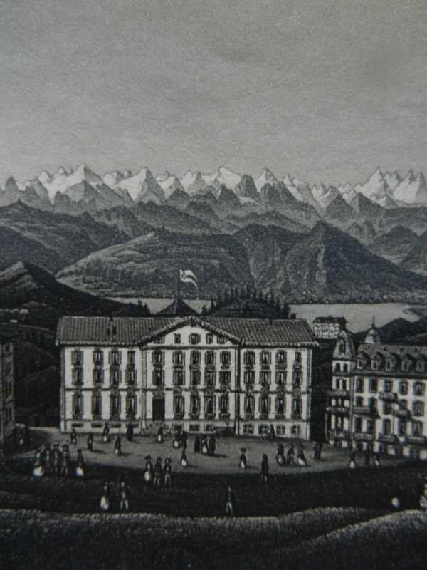 Incisioni: Rigi Kulm Dikenmann – Usato da Risch venduto da Rischli15 5