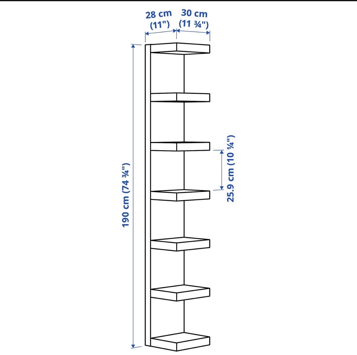 Ikea Scaffali: Wandregal Lack - braunschwarz – Usato da Wernetshausen venduto da Laurita_lca 1