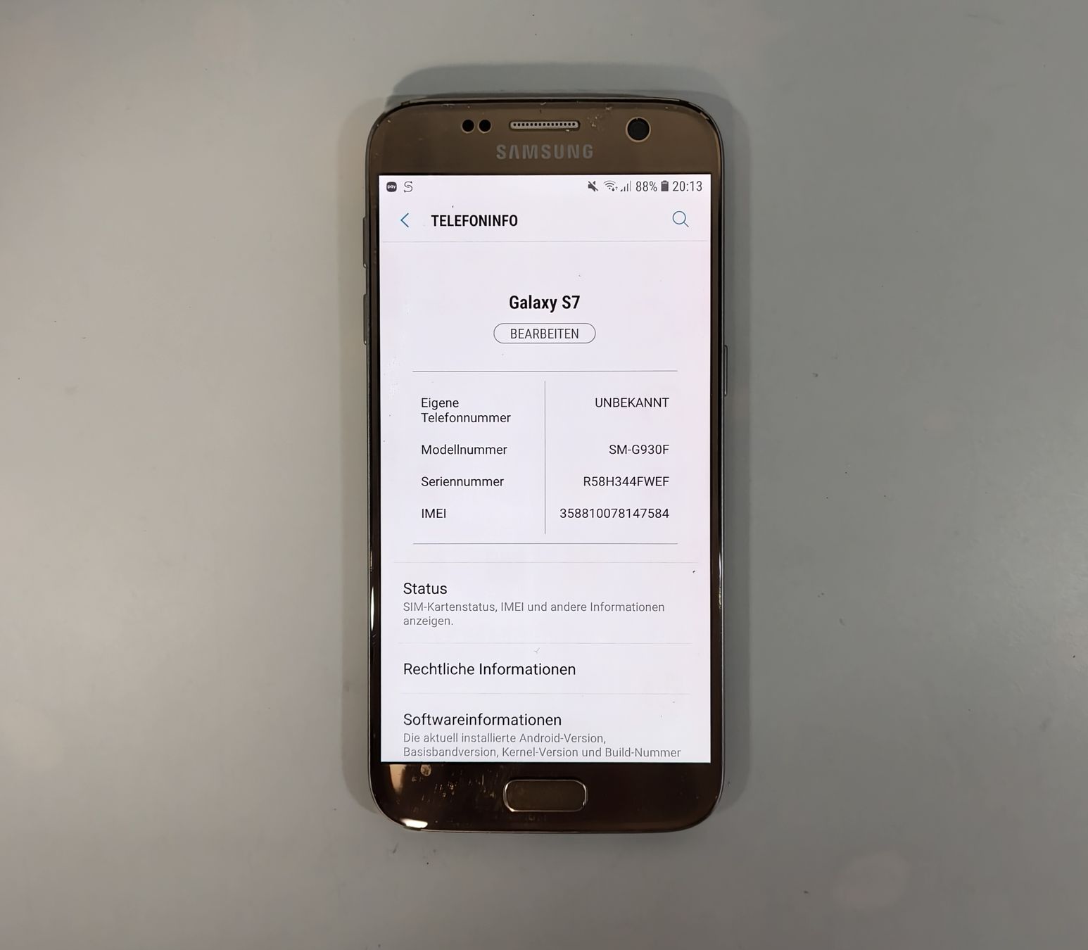 Samsung Handys / Smartphones: Samsung Galaxy S7 – Gebraucht aus Ehrendingen von Rocky985 2