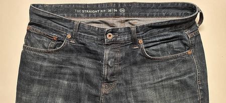 Jeans 36/34 blau Denim C&A Straight Fit in gutem Zustand