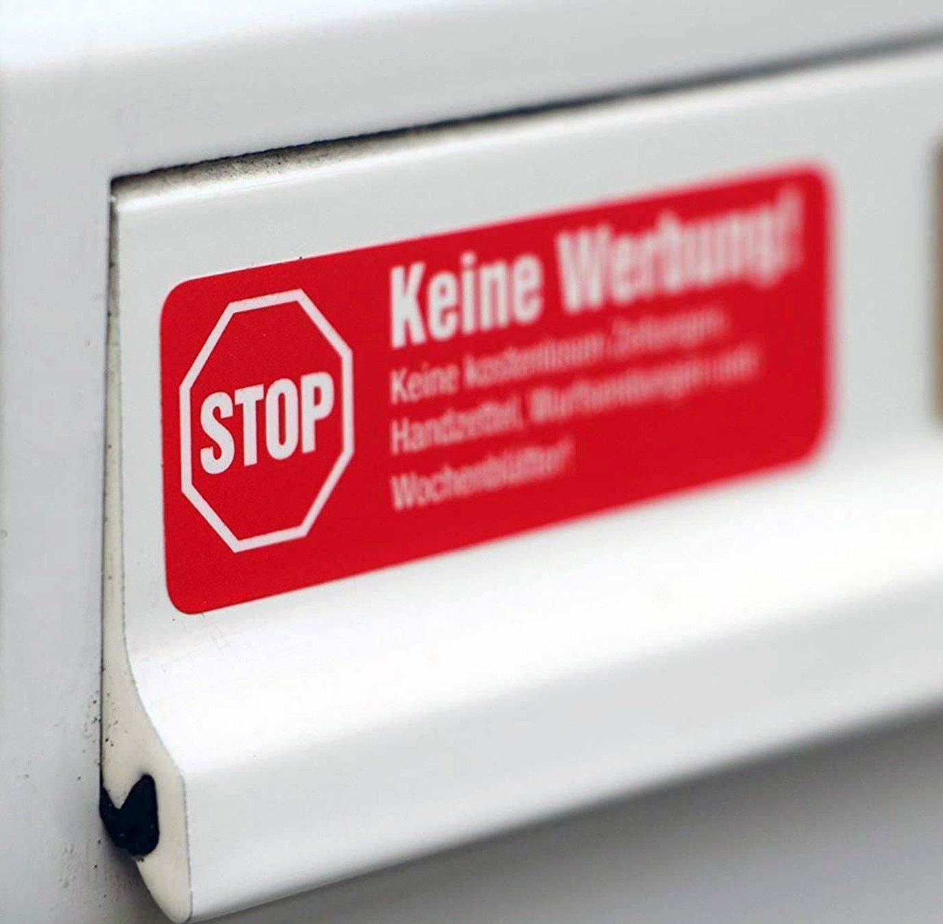 Sticker: STOP Keine Werbung Kleber – Nuovo e nell'imballaggio originale da Schlieren venduto da Juicee 1