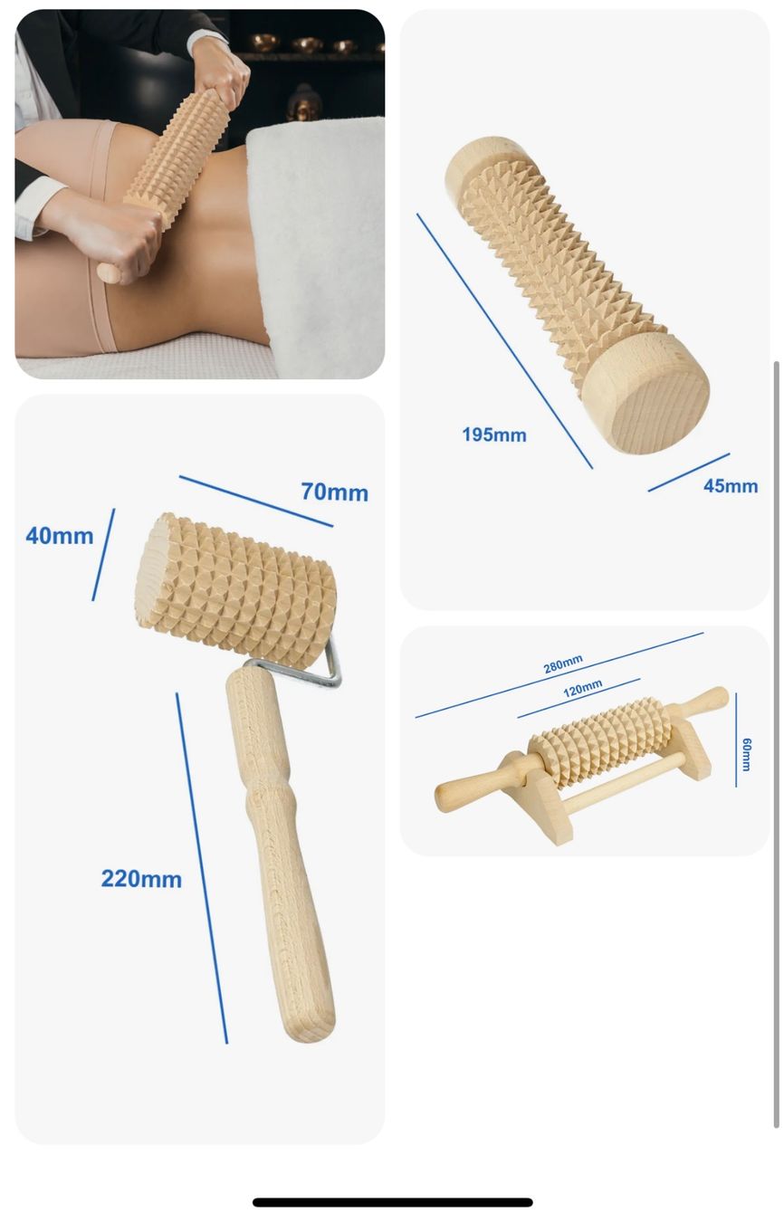 Dispositivi per massaggi: +Edicare, Massageholz, Maderotherapie, oder Massageroller, – Nuovo e nell'imballaggio originale da Amriswil venduto da JaJa-Express 2