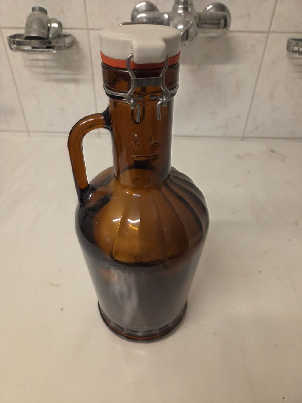 Flaschen: 2 Liter Siphon mit Glasgriff – Gebraucht aus Bäch SZ von AVR